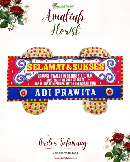 Papan Bunga Ucapan Selamat Tlogosono